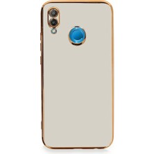 Uryport Huawei P20 Lite Kılıf Volet Silikon - Beyaz