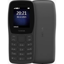 Brf Store Irmakxx Nokia 105 TA-1416 Classic Tuşlu Cep Telefonu Siyah (2 Yıl Türkiye Distribütör Garantili)