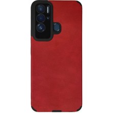 Uryport Tecno Pova Neo Kılıf Loop Deri Silikon - Kırmızı