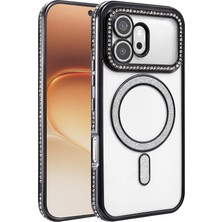 Uryport Huawei Honor 600 Joke Simli Magneticsafe Kılıf - Siyah