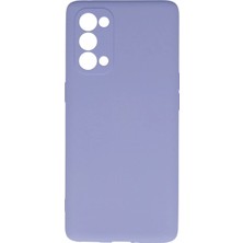 Uryport Oppo Reno 5 Pro Kılıf Nano Içi Kadife Silikon - Lila
