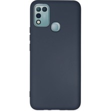 Uryport Infinix Hot 10 Play Kılıf Nano Içi Kadife Silikon - Lacivert