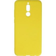 Uryport Huawei Mate 10 Lite Kılıf Nano Içi Kadife Silikon - Sarı