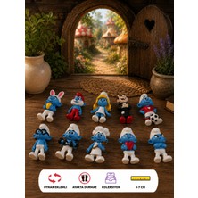 You Toys Şirinler | Şirin Baba+ Şirine +Gargamel Dahil 10LU Set / 3 Eklemli- Hareketli Figür Oyuncak