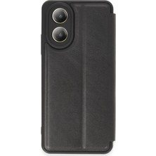 Uryport Oppo A38 Kılıf Flip Cover - Siyah