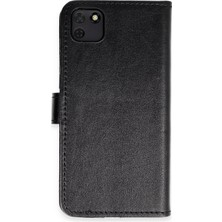 Uryport Huawei Y5P Kılıf Trend S Plus Kapaklı Kılıf - Siyah