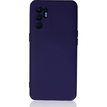 Uryport Oppo Reno 6 Kılıf Nano Içi Kadife Silikon - Mor