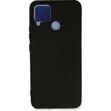 Uryport Realme C15 Kılıf Nano Içi Kadife Silikon - Siyah