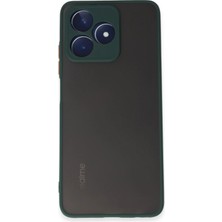 Uryport Realme C53 Kılıf Montreal Silikon Kapak - Yeşil