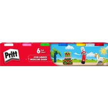 Happy Trend Pritt 6'lı Oyun Hamuru - 6X100G