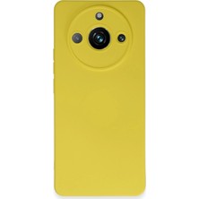 Uryport Realme 11 Pro Kılıf Nano Içi Kadife Silikon - Sarı