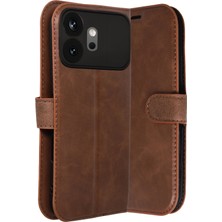 Uryport Huawei Honor 600 Trend S Plus Kapaklı Kılıf - Taba