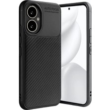 Huawei Uryport Honor 400 Kılıf Auto Focus Karbon Kapak - Siyah