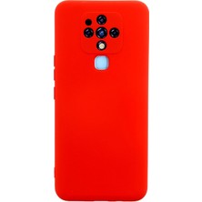 Uryport Tecno Camon 16 Kılıf Nano Içi Kadife Silikon - Kırmızı