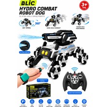 Lieber German  360° Dönebilen 2.4 Ghz Uzaktan ve Bilekten Kumanda 8 Teker Akrobat Robot Köpek LED Işık