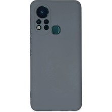 Uryport Infinix Hot 11S Kılıf Nano Içi Kadife Silikon - Gri