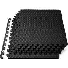 Happy Trend Prosource Fit Yapboz Matı, 1,27 cm Kalınlığında, Siyah