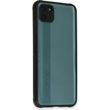 Uryport Realme C11 Kılıf Miami Şeffaf Silikon - Siyah