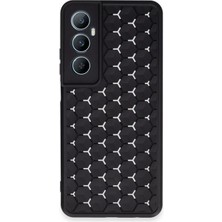 Uryport Realme C65 Kılıf Petek Silikon Kapak - Siyah