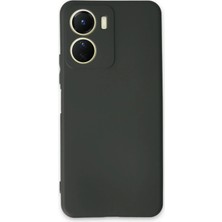 Uryport Vivo Y16 Kılıf First Silikon - Koyu Yeşil