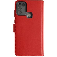 Uryport Infinix Hot 10 Play Kılıf Trend S Plus Kapaklı Kılıf - Kırmızı