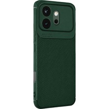 Uryport Huawei Honor 600 Auto Focus Karbon Kapak - Koyu Yeşil