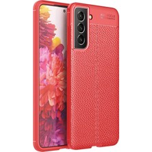 Uryport Samsung Galaxy S21 Fe Kılıf Auto Focus Kapak - Kırmızı