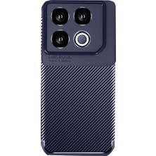 Uryport Infinix Gt 20 Pro Kılıf Auto Focus Karbon Kapak - Lacivert