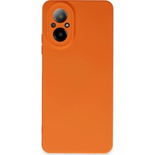 Uryport Realme 12 Lite Kılıf Nano Içi Kadife Silikon - Turuncu