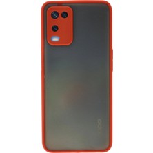 Uryport Oppo A54 4g Kılıf Montreal Silikon Kapak - Kırmızı