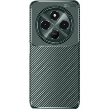 Uryport Xiaomi Redmi 14C Kılıf Auto Focus Karbon Kapak - Koyu Yeşil