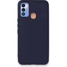 Uryport Tecno Spark 7t Kılıf First Silikon - Lacivert