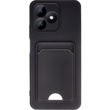 Uryport Realme Note 50 4g Kılıf Kelvin Kartvizitli Silikon - Siyah