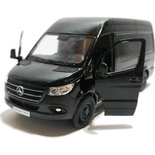 Happy Trend Kinsmart 1:48 Die-Döküm 2020 Mercedes-Benz Sprinter Van Araba Modeli ile Kutusu Koleksiyonu Oyuncak (Siyah)