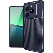 Uryport Realme C61 Kılıf Auto Focus Karbon Kapak - Lacivert