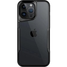 Uryport Apple iPhone 14 Pro Max Kılıf Boyi Silikon Kapak - Siyah