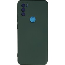 Uryport General Mobile Gm 21 Plus Kılıf Nano Içi Kadife Silikon - Koyu Yeşil