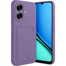 Uryport Realme Note 60 Kelvin Kartvizitli Silikon - Lila
