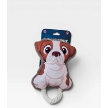 Dijital Buldog Ipli Peluş Oyuncak