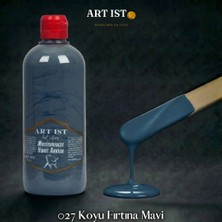 ART IST Multisurfaces Hibrit Akrilik Boyalar 500ML -  027 Koyu Fırtına Mavi