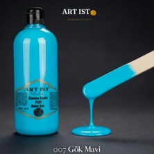 ART IST Kendinden Vernikli PLUS Vernikli Akrilik Boyalar 500ML - 007 Gök Mavi