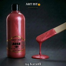 Art Ist Aura Tombul Metalik ve Sedefli Boya 500ML - Karanfil