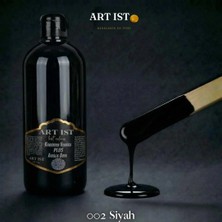 ART IST Kendinden Vernikli PLUS Vernikli Akrilik Boyalar 500ML - 002 Siyah