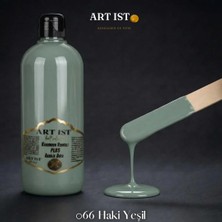 ART IST Kendinden Vernikli PLUS Vernikli Akrilik Boyalar 500ML - 066 Haki Yeşil