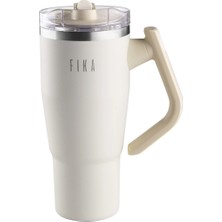 Neoflam Fika Lumi Döner Kulplu Termos Bej 950 ml