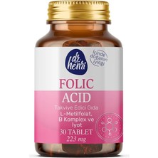 Folik Asit – L-Metilfolat, B6, B12, Iyot ve D3 30 Tablet