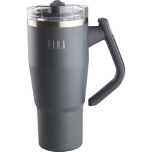 Neoflam Fika Lumi Döner Kulplu Termos Antrasit 950 ml
