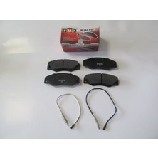 Oto101 Renault R21- Concorde/manager- 89/96; Ön Fren Balatası (2kablolu)(Disk) (123X48,5X16)(FMK)