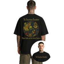 Fuddy Moda Unisex The Smashing Pumpkins Sırt Baskılı Tişört, Oversize Rock Band Temalı Tshirt