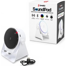 Shopwave Soundpad 5ın1 - 5W - 2000MAH Temas Ile Ses Yükseltme - Telefon Stand - Beyaz Indi̇ksi̇yon